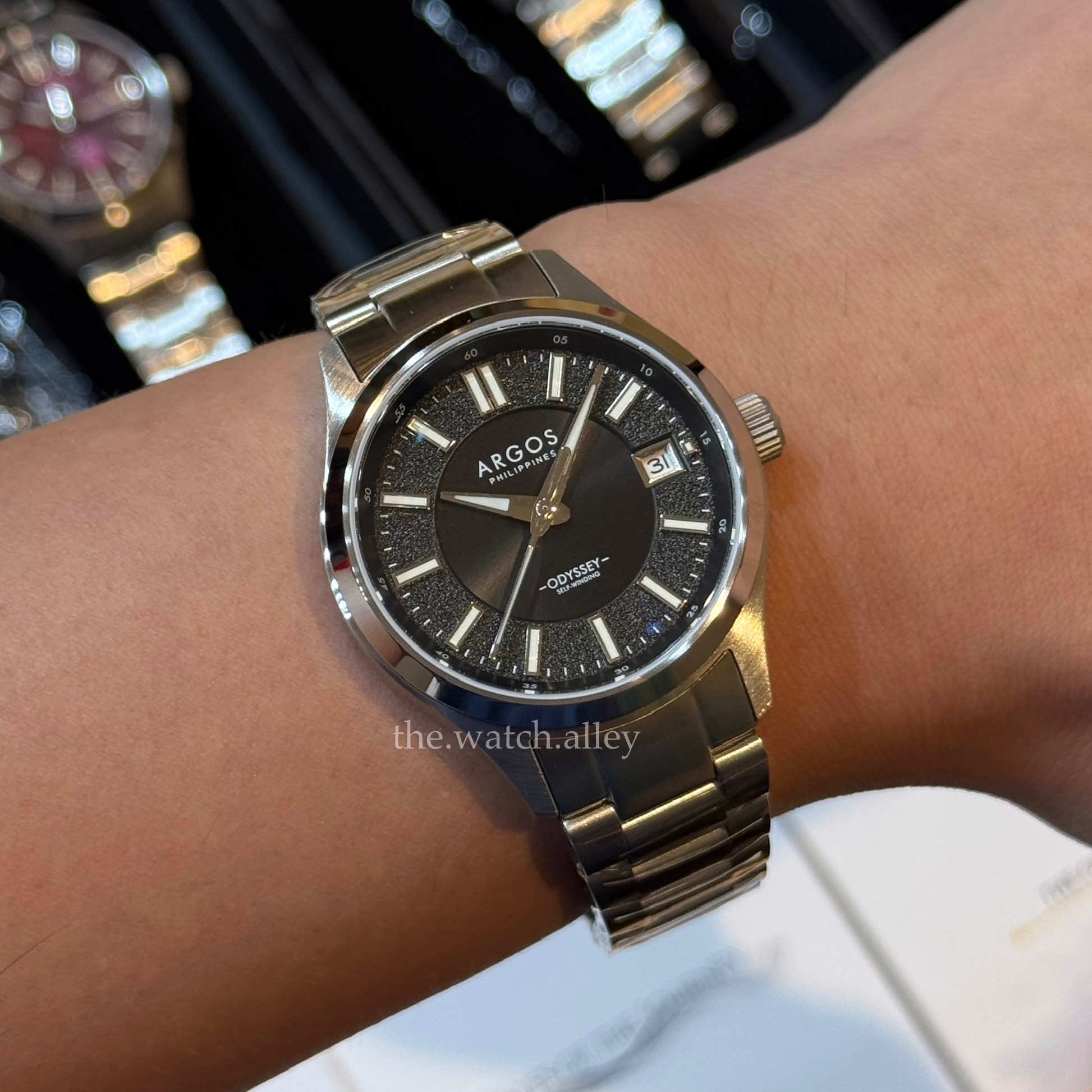 Argos Argos Philippines - Odyssey III "Hades" Black Sector Dial - Automatic Watch