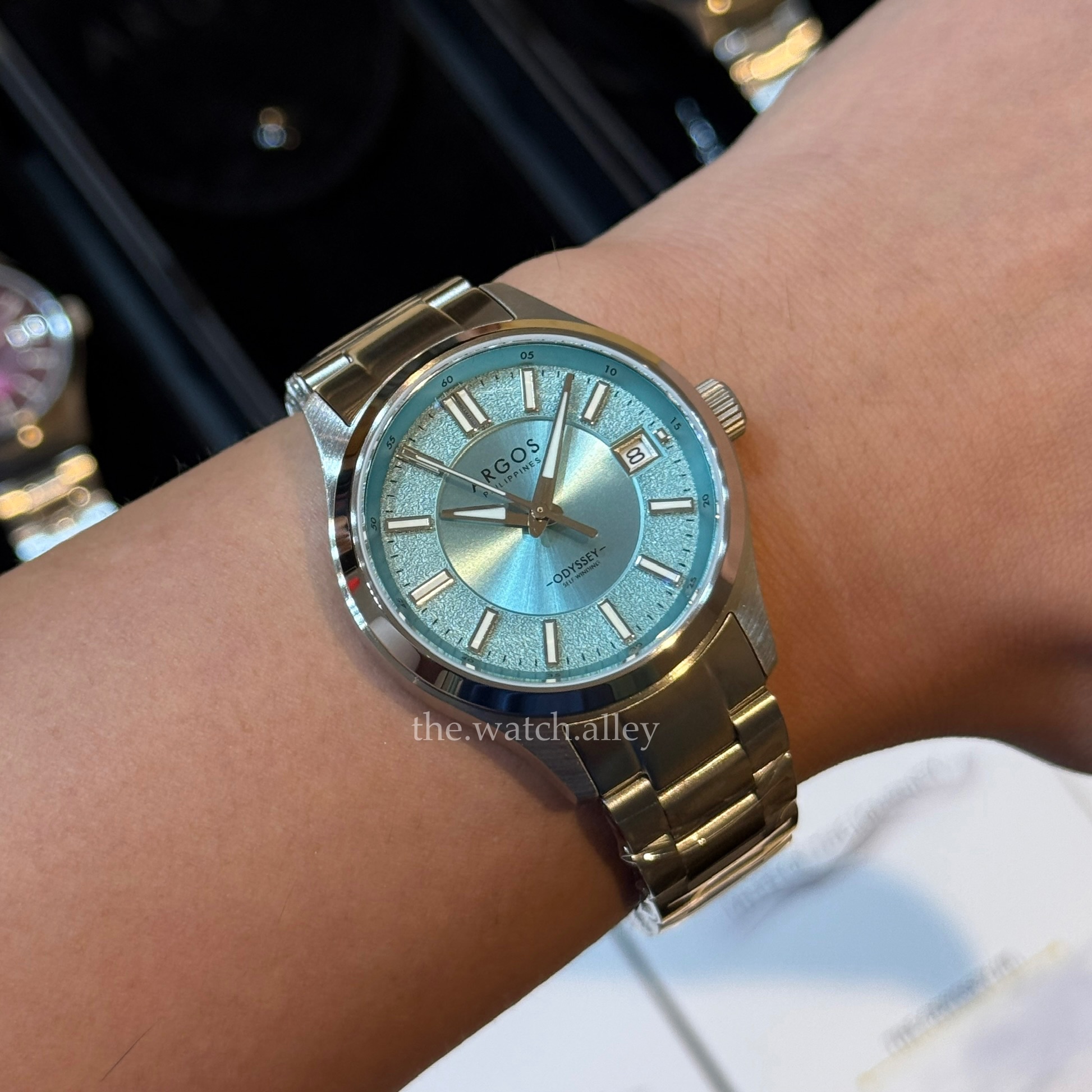 Argos Argos Philippines - Odyssey III "Horizon" Turquoise Sector Dial - Automatic Watch