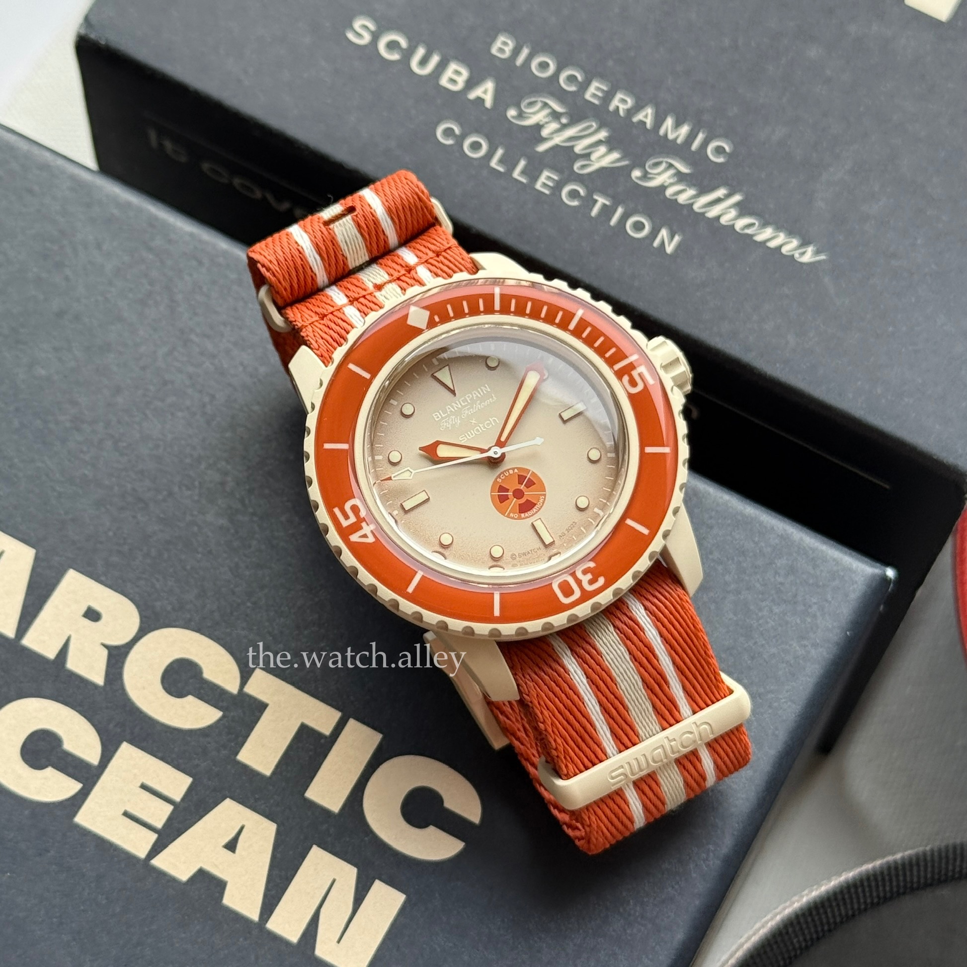 Blancpain X Swatch Blancpain X Swatch - Arctic Ocean Scuba Fifty Fathoms - Orange