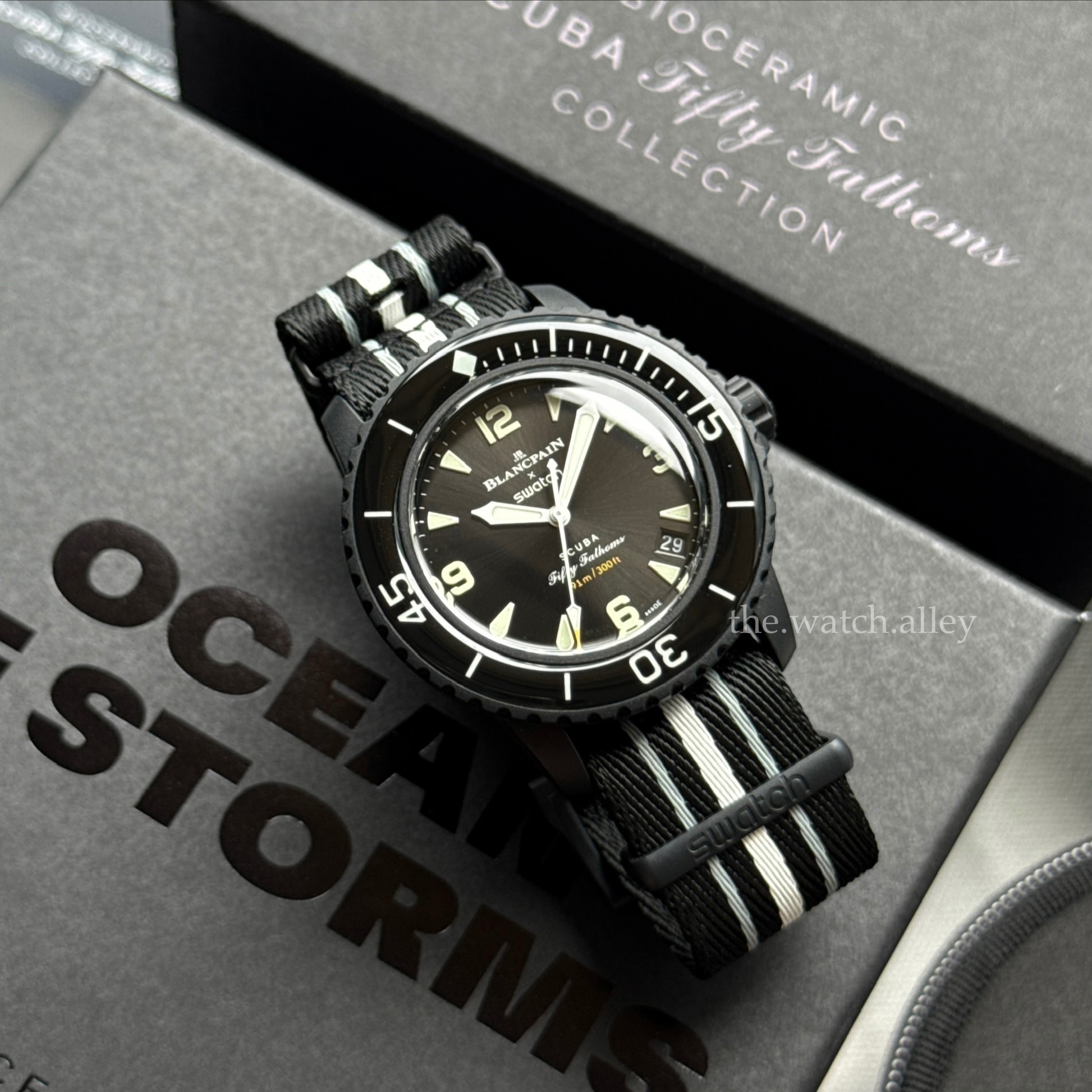 Blancpain X Swatch Blancpain X Swatch - Ocean of Storms Scuba Fifty Fathoms - Black
