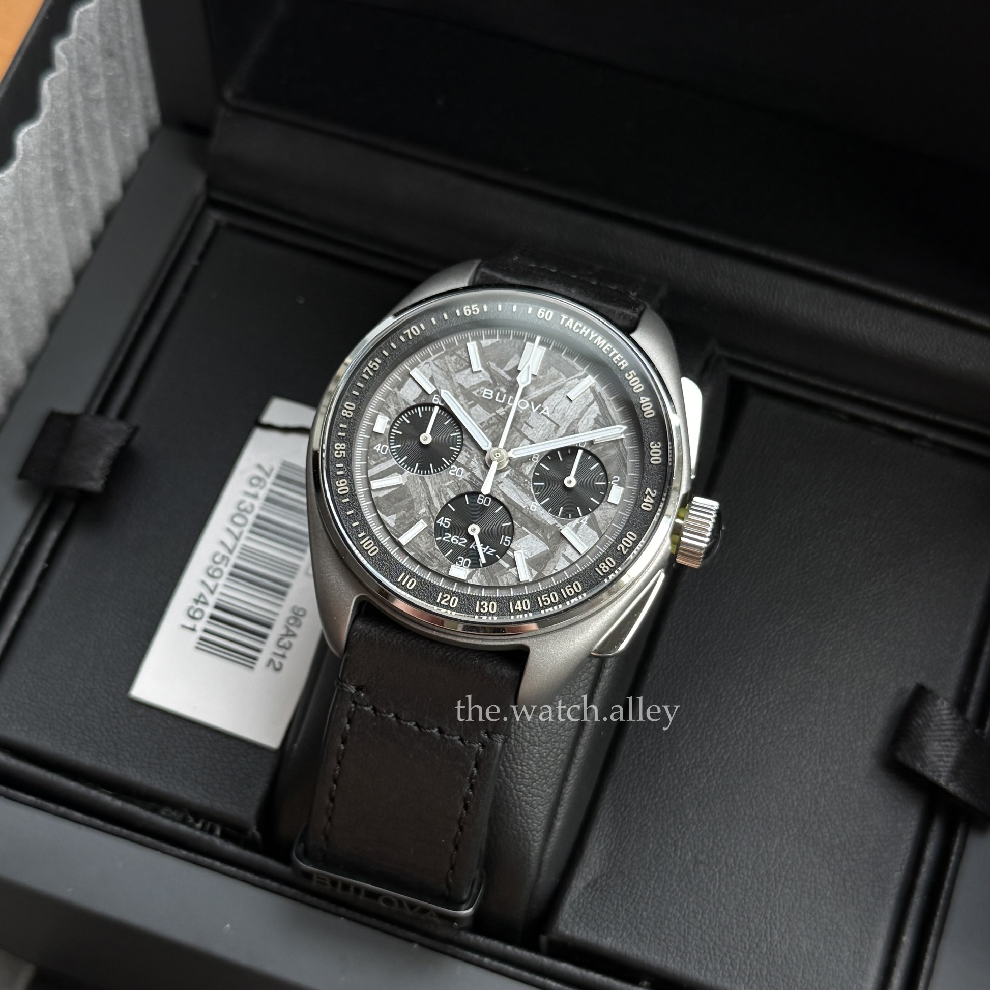 Bulova Bulova Lunar Pilot - “The Other Moon Watch” Muonionalusta Meteorite Dial - Limited Edition 5,000pcs Titanium 96A312 - Black & Gray Chronograph