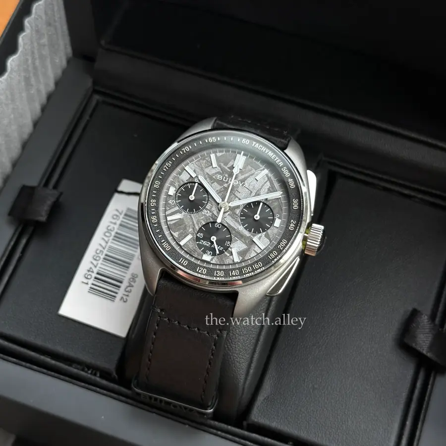 Bulova Bulova Lunar Pilot - “The Other Moon Watch” Muonionalusta Meteorite Dial - Limited Edition 5,000pcs Titanium 96A312 - Black & Gray Chronograph