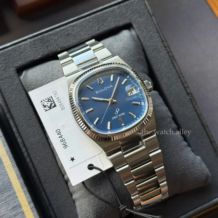 Bulova Bulova Super Seville - Blue Dial 262 kHz Precisionist - Retro TV Style - Ref. 96B440