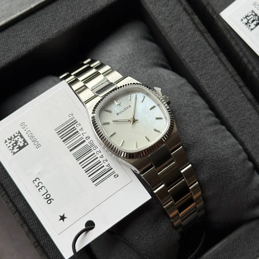 Bulova Bulova Super Seville Mini - 96L353 White MOP (Mother of Pearl) Dial - Ladies Watch