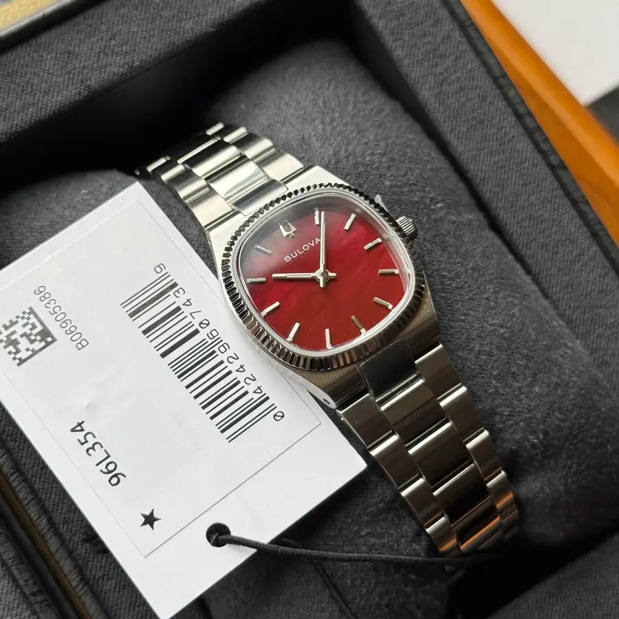 Bulova Bulova Super Seville Mini - 96L354 Red MOP (Mother of Pearl) Dial - Ladies Watch