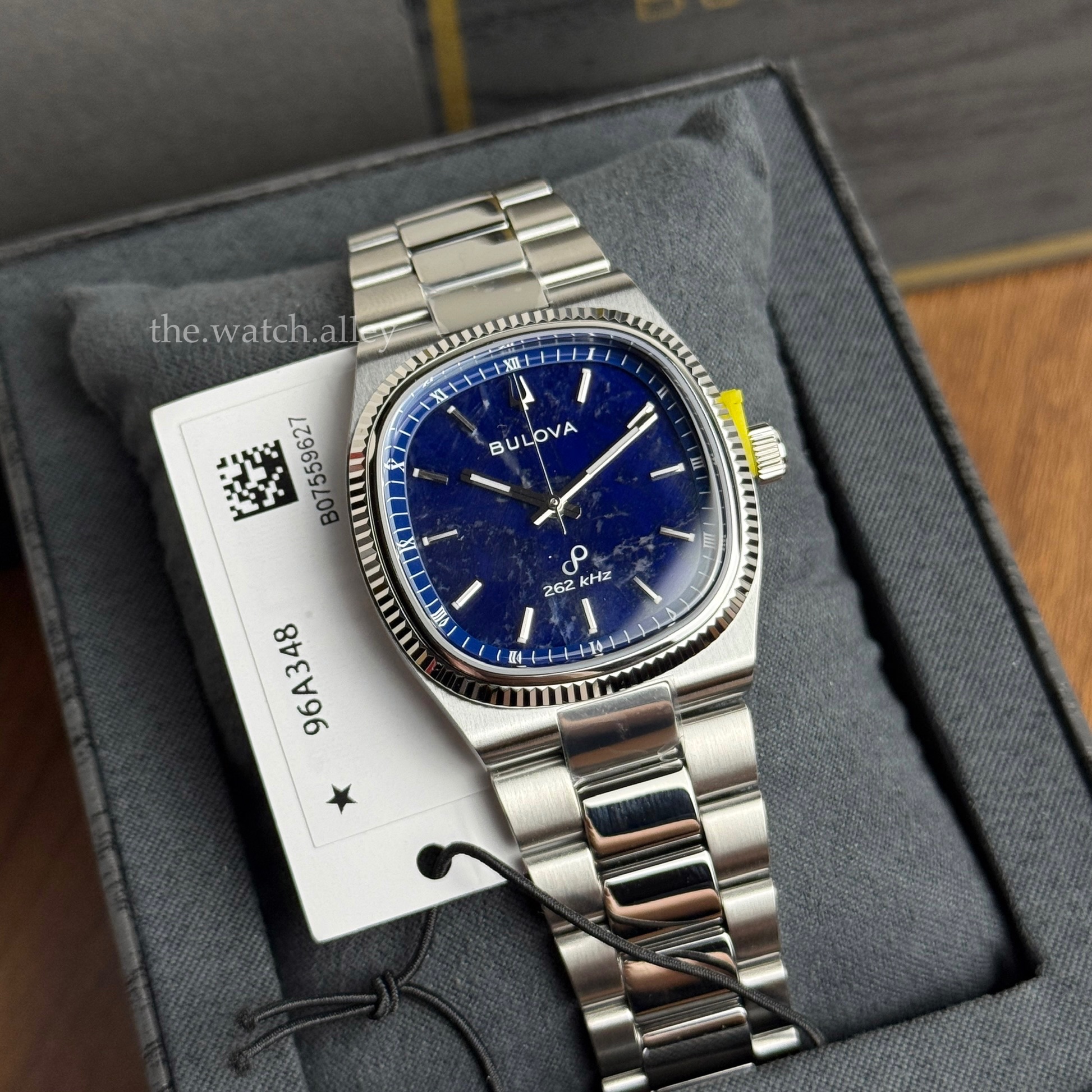Bulova Bulova Super Seville Precisionist Sodalite Blue - 96A348 Natural Blue Sodalite Stone Dial - Stainless Steel 35mm