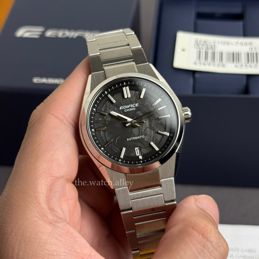 Casio Casio Edifice Automatic - EFK-100CD-1ADR Forged Carbon Black Dial - Casio’s First Automatic Watch