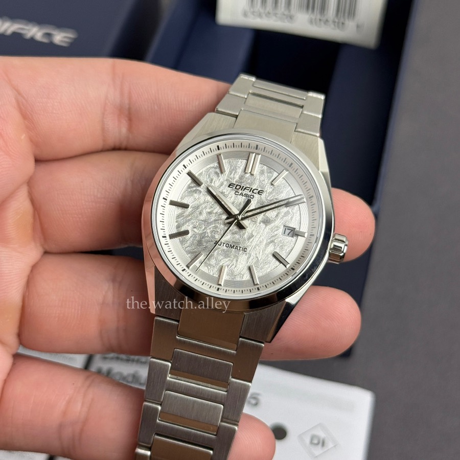 Casio Casio Edifice Automatic - EFK-110D-7ADR White Textured Dial - Casio’s First Automatic Watch
