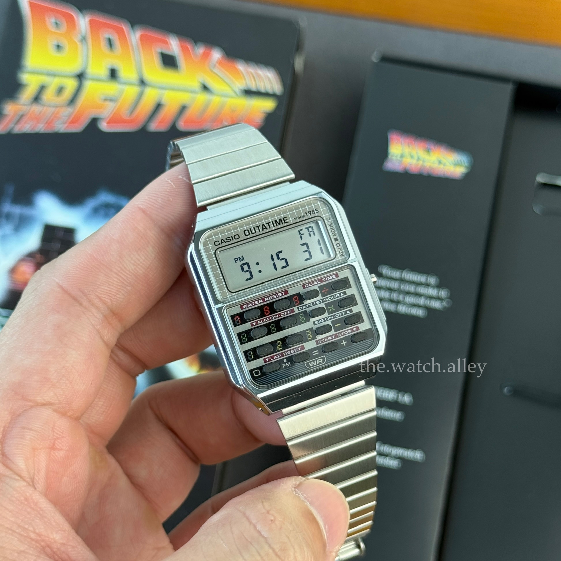 Casio Casio Vintage x Back to the Future - CA-500WEBF-1A 40th Anniversary Collaboration Model - Calculator Watch