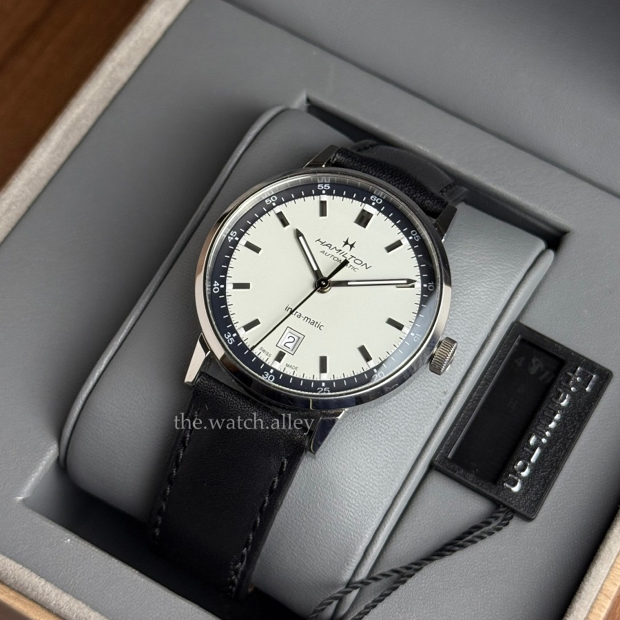 Hamilton Hamilton American Classic Intra-Matic Auto - H38425720 Beige / Two-Tone Dial - Discontinued Automatic Dress Watch