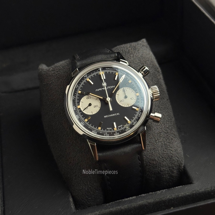Hamilton Hamilton American Classic Intra-Matic Chronograph H - H38429730 Reverse Panda Dial - Hand-Wound Mechanical Chronograph