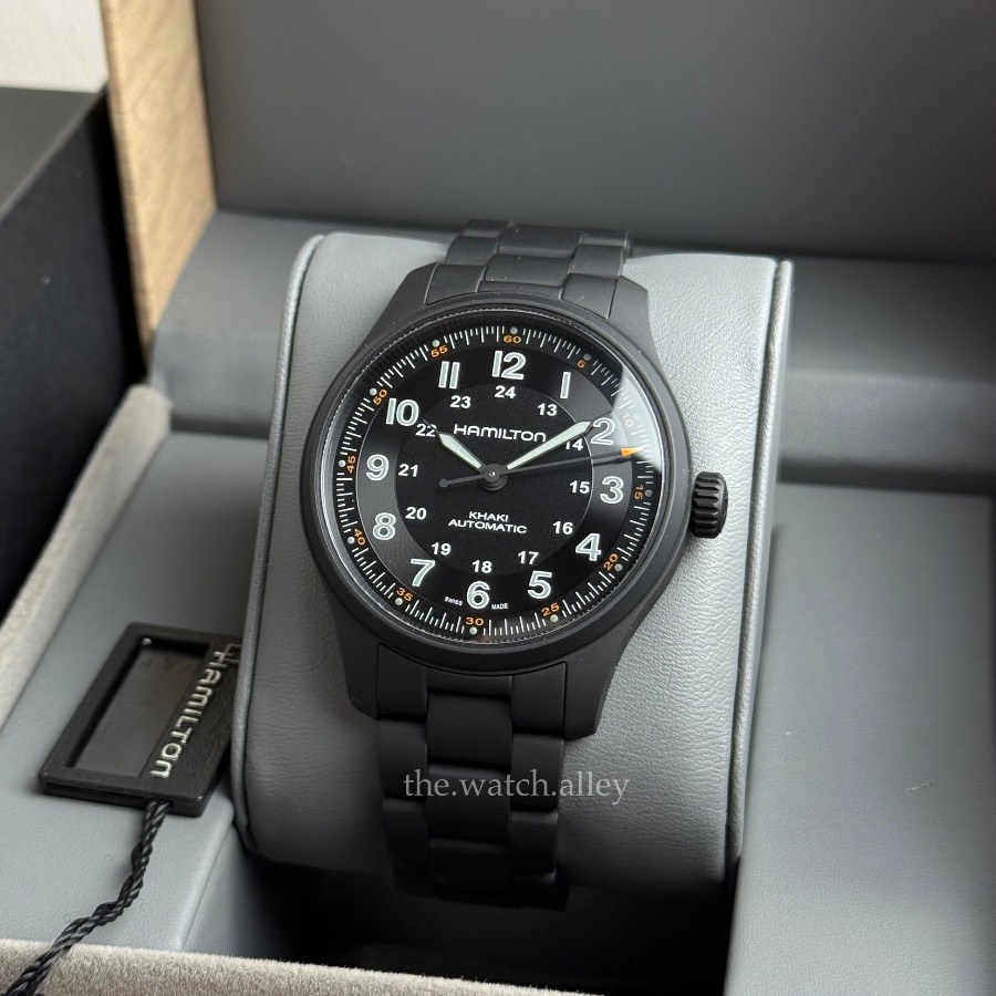 Hamilton Hamilton Khaki Field Titanium Auto - H70665130 Black PVD - Automatic Watch