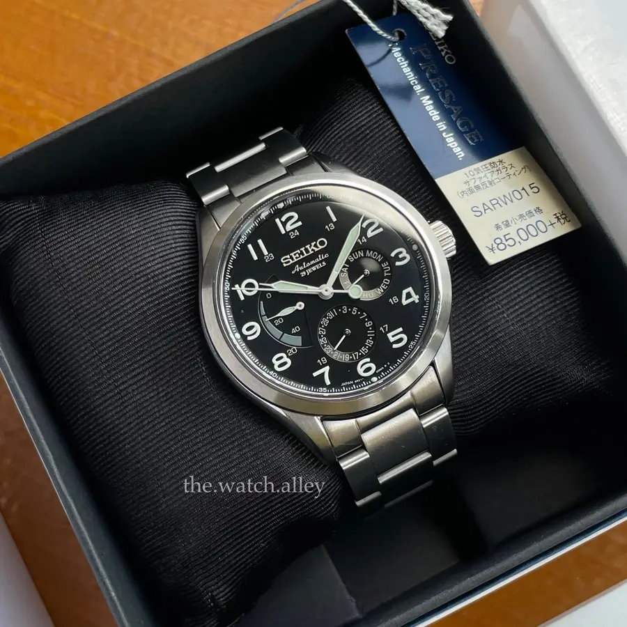 Seiko JDM Rare Seiko Presage - Black SARW015 - Discontinued Model