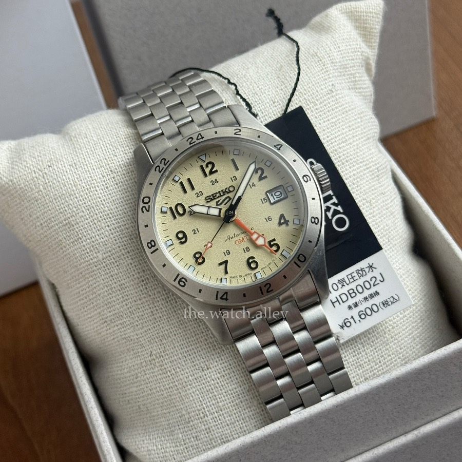 Seiko JDM Seiko 5 Sports Field GMT - HDB002 / HDB002J Cream Dial - Automatic Watch