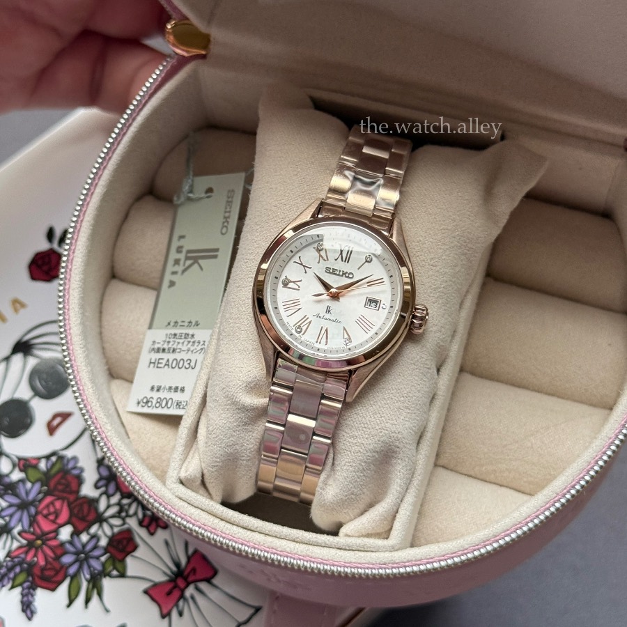 Seiko JDM Seiko Lukia Grow Automatic - Rose Gold HEA003 / HEA003J DAICHI MIURA Limited Edition 500pcs - Ladies’ Watch
