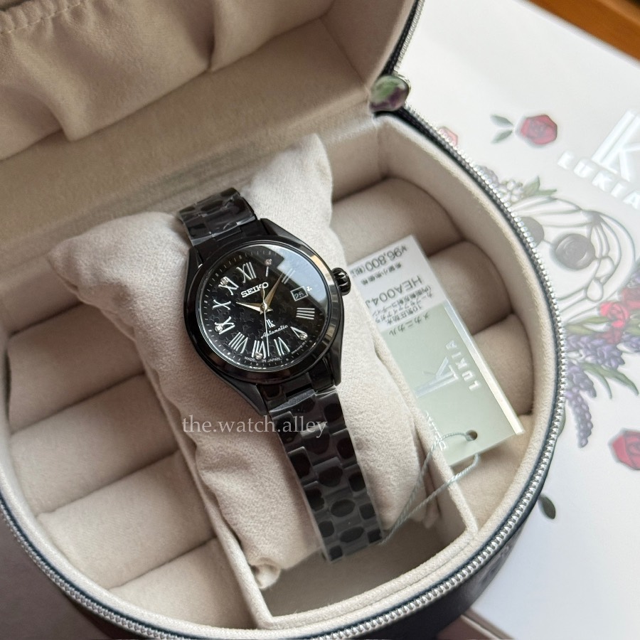 Seiko JDM Seiko Lukia Grow Automatic - Black HEA004 / HEA004J DAICHI MIURA Limited Edition 500pcs - Ladies’ Watch