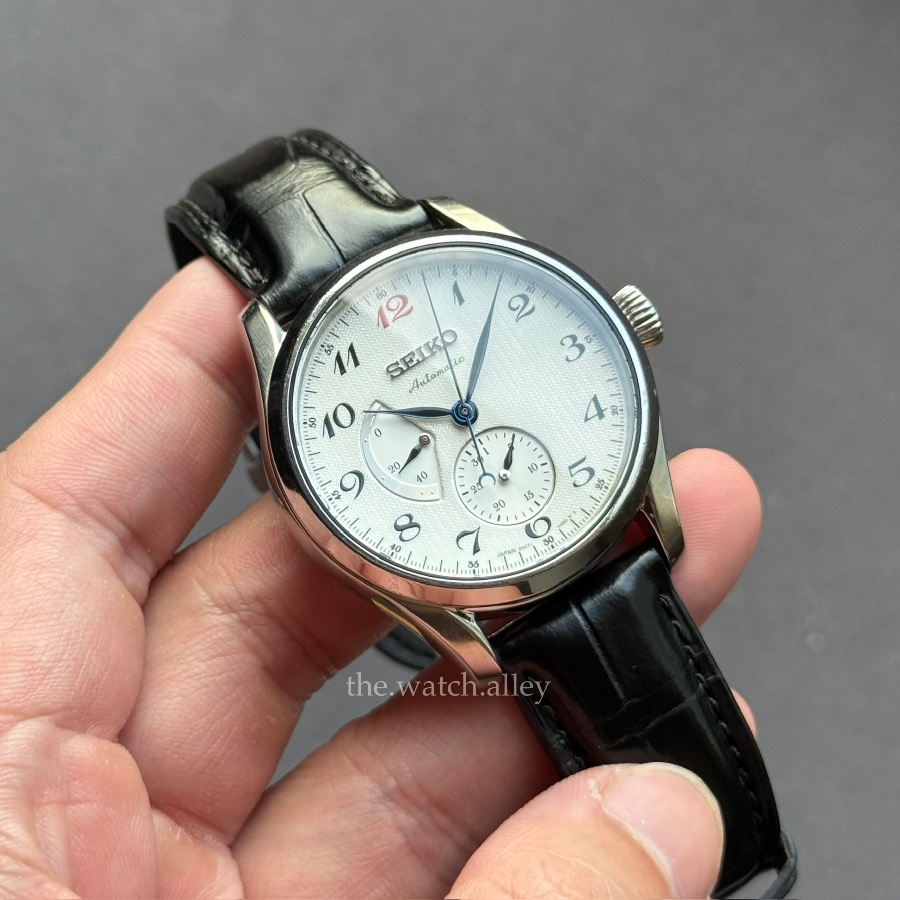 Seiko JDM Seiko Presage - “Karesansui” White Dial - Red 12 SARW025 (SPB041J1) - Rare and Discontinued Model