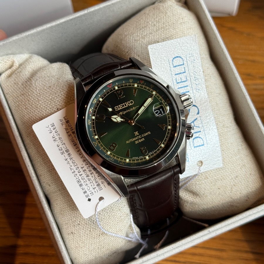 Seiko JDM Seiko Prospex Alpinist - SBDC211 (SPB507J1) Green Dial - Automatic Field Watch