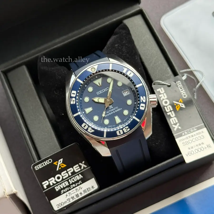 Seiko JDM Seiko Prospex - Sumo Blue SBDC033 “Blumo” - Gen 2 - Discontinued Model