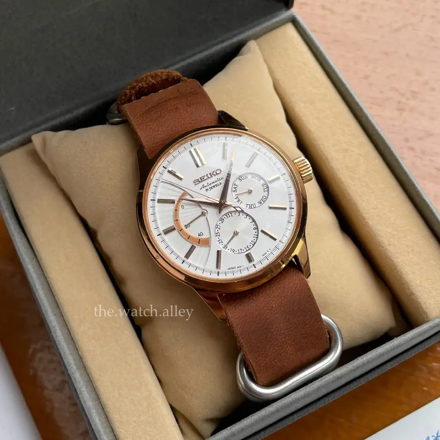 Seiko JDM Seiko - SARC018 Rose Gold Multi-Hands - Rare and Discontinued Model