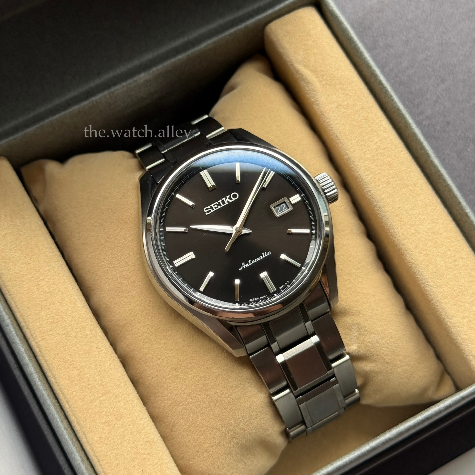 Seiko JDM Seiko SARX035 - Black Dress Watch “Baby Grand Seiko” - Rare and Discontinued Model
