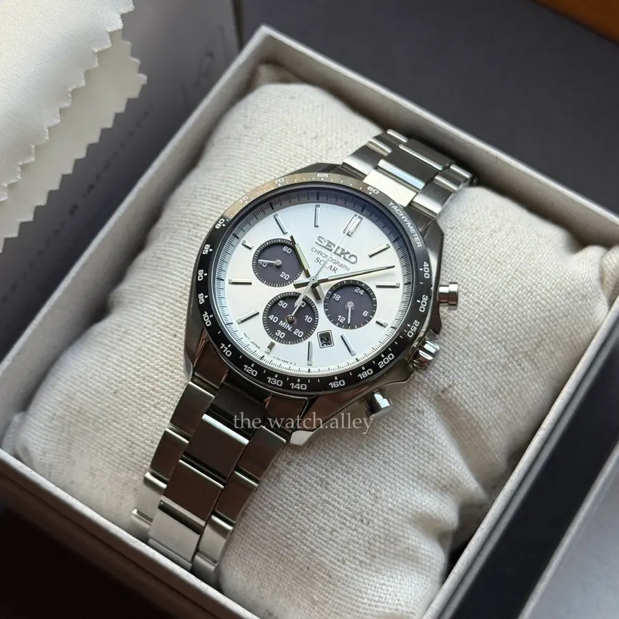 Seiko JDM Seiko Selection - Panda SBPY165 - Solar Chronograph