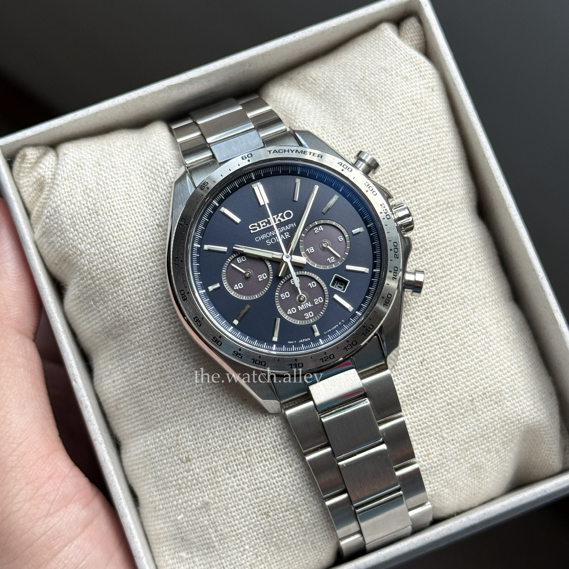 Seiko JDM Seiko - Solar Chronograph Blue SBPY163 - Selection