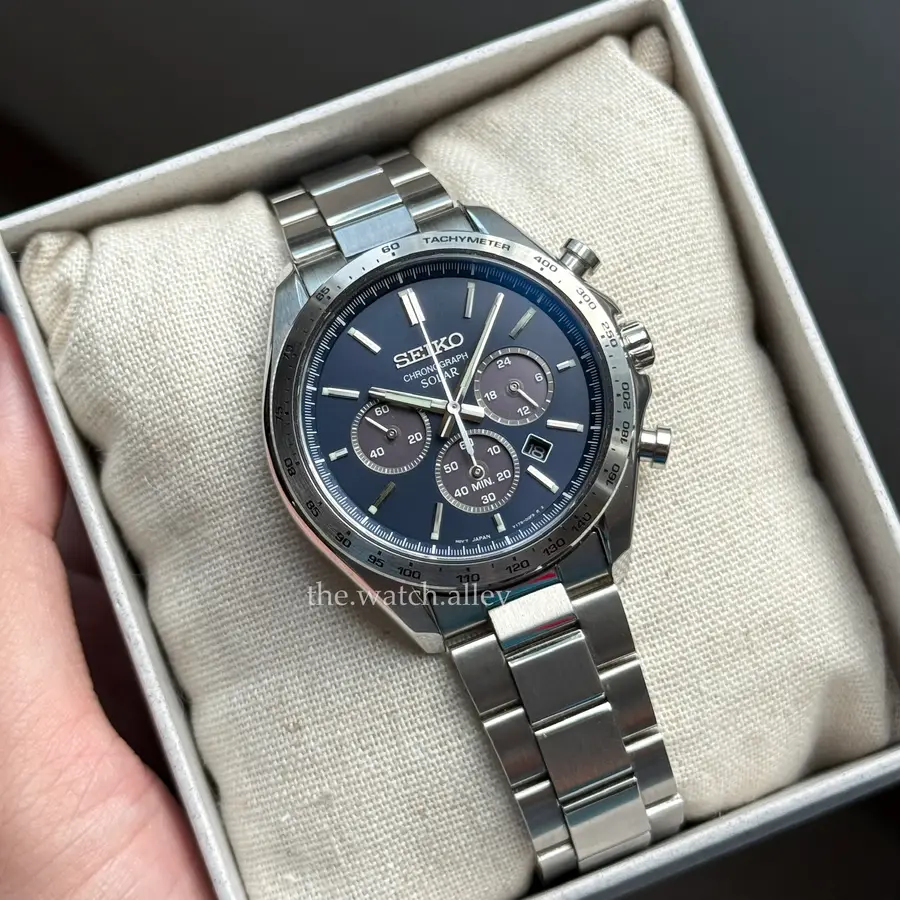 Seiko JDM Seiko - Solar Chronograph Blue SBPY163 - Selection