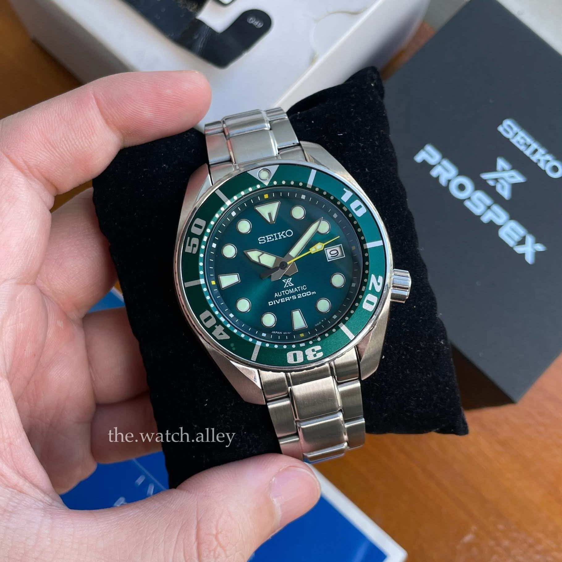 Seiko JDM Seiko Sumo - Jade Green SZSC004 - Rare and Discontinued