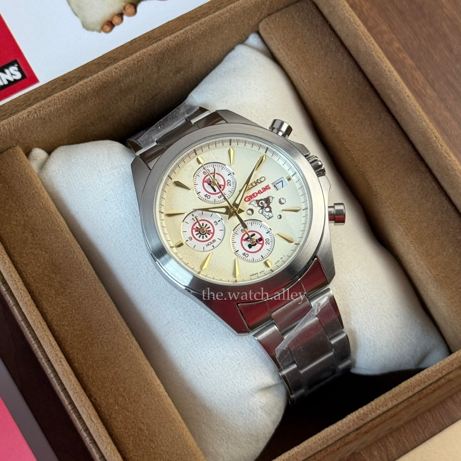 seiko JDM Seiko x Gremlins 40th Anniversary Collaboration Watch Gizmo Design - Japan Exclusive Chronograph Limited Edition 2,000pcs