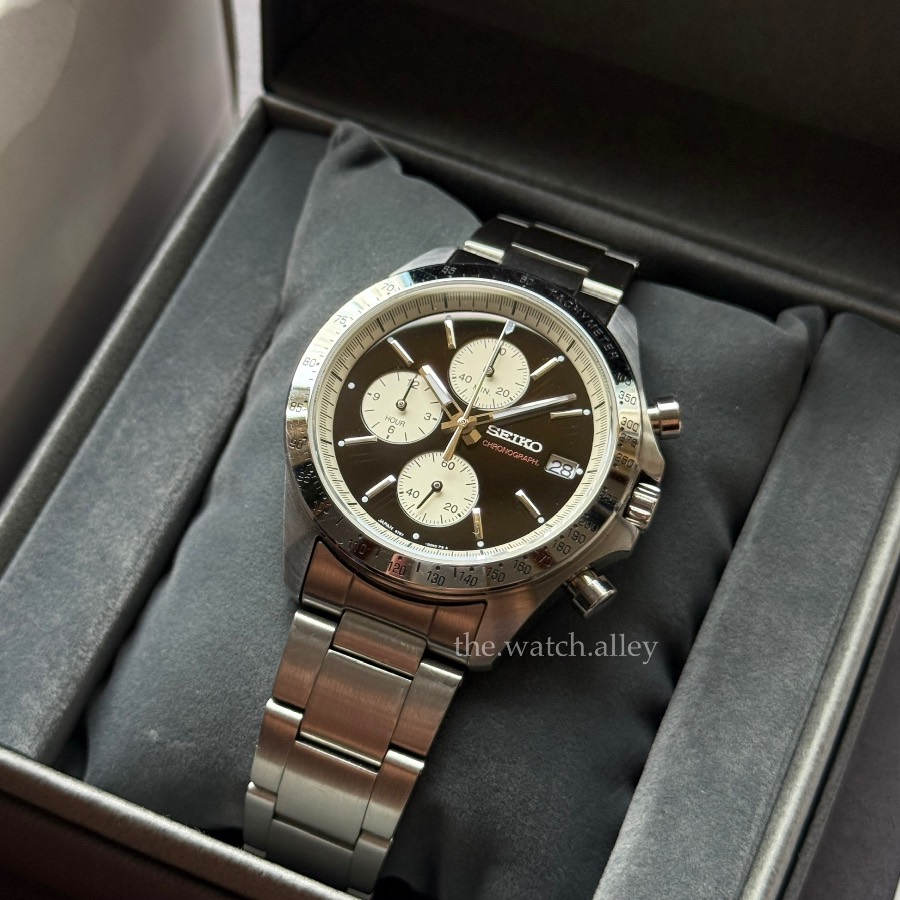 Seiko JDM Seiko x Nano Universe - Limited Edition SZSJ005 - Reverse Panda Chronograph