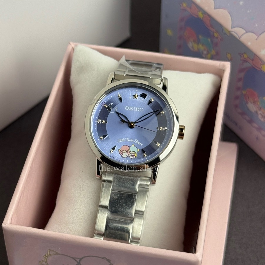 Seiko JDM Seiko x Sanrio - Little Twin Stars 50th Anniversary Collaboration Watch Kiki & Lala Starry Night Dial - Japan Exclusive - Limited Edition 2000pcs