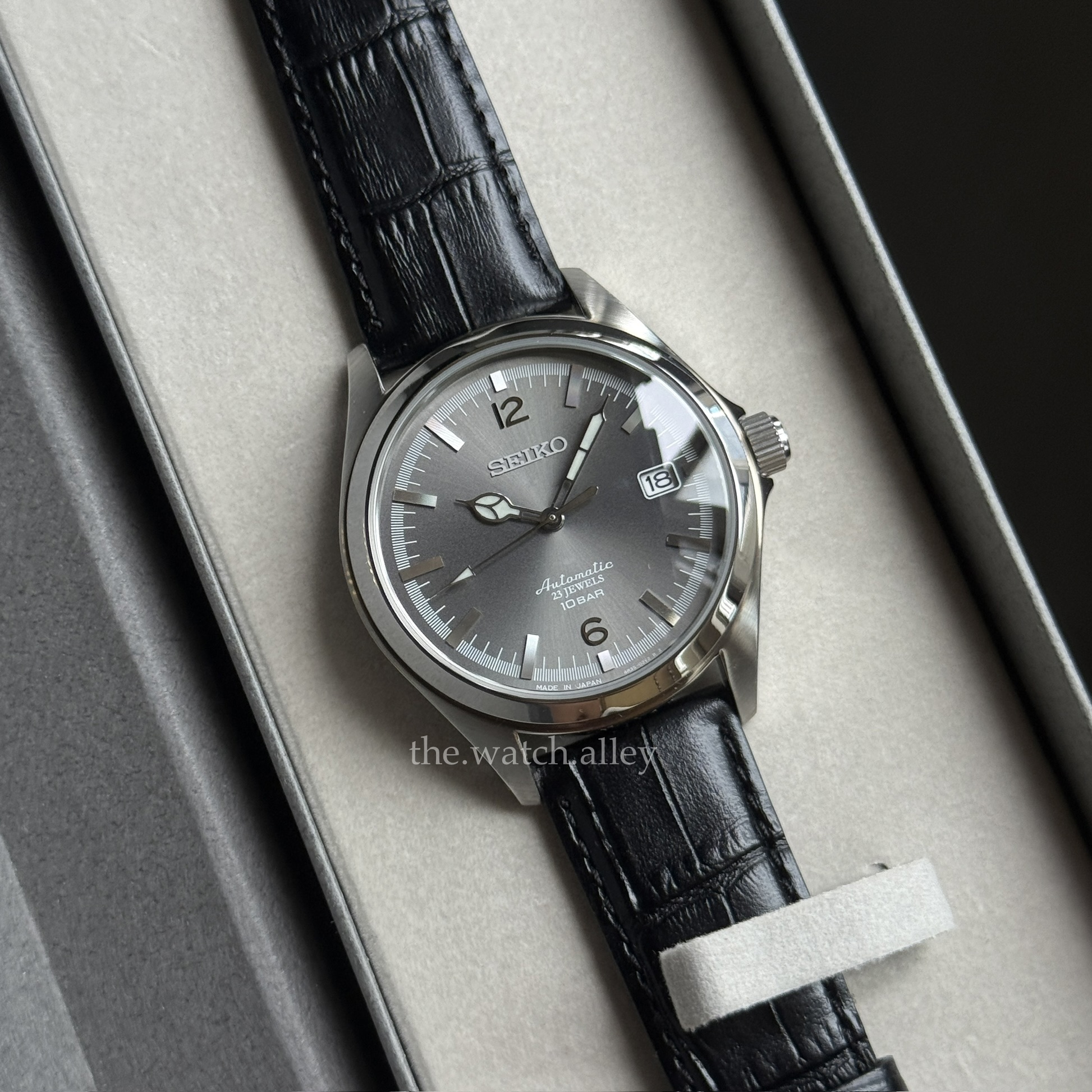 Seiko JDM Seiko X TiCTAC - 35th Anniversary SZSB007 Gray / Grey Dial - Limited Edition
