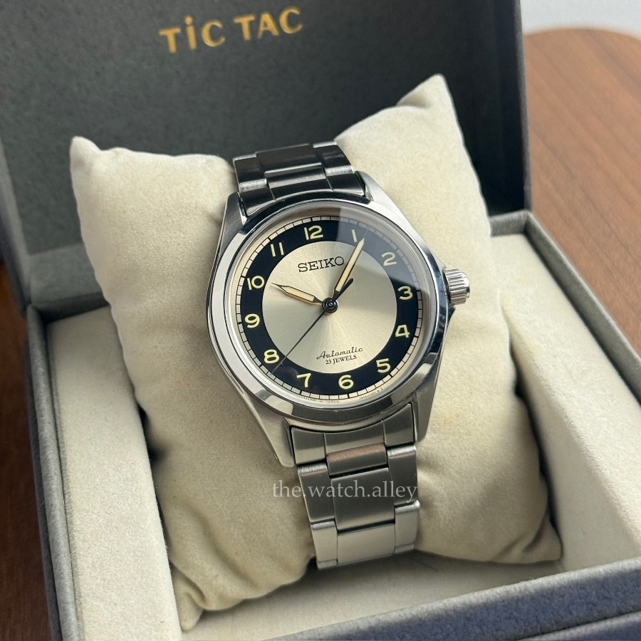 Seiko JDM Seiko x TiCTAC - SZSB025 Champagne Gold / Black “Tuxedo” Dial - Limited Production
