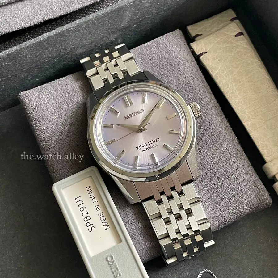 Seiko King Seiko - Purple / Lavender SPB291 / SPB291J1 1965 KSK Series Reinterpretation Boutique Special Edition