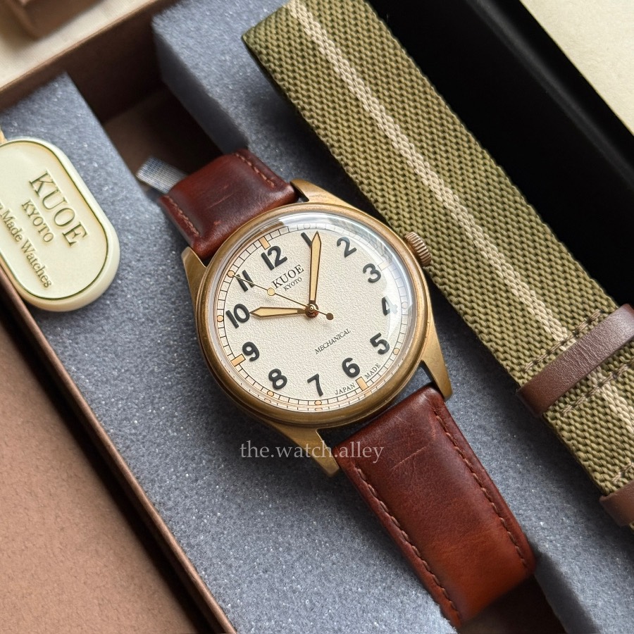 KUOE KUOE Old Smith 90-002 38mm - Bronze Case & Ivory Dial Automatic