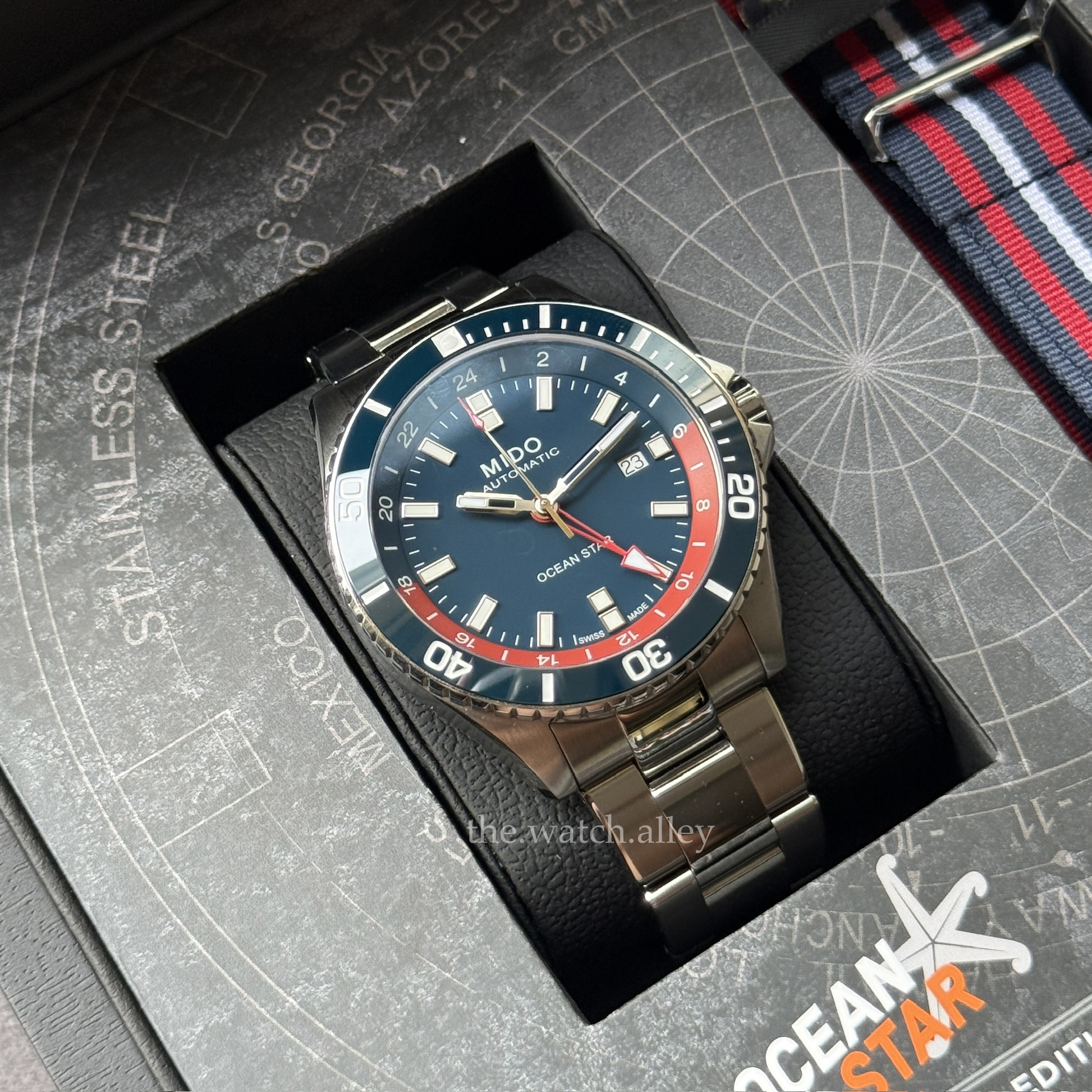 Mido MIDO Ocean Star GMT - Special Edition Pepsi Divers Watch - Ref. M026.629.11.041.00
