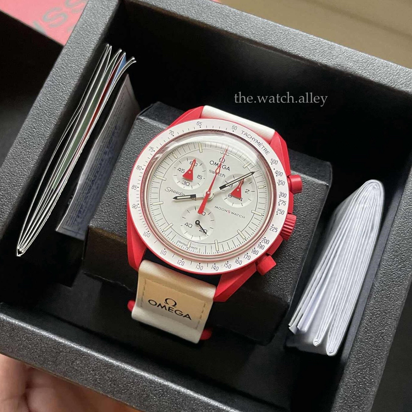 Omega x Swatch Omega MoonSwatch - Mission to Mars Red - Speedmaster Chronograph