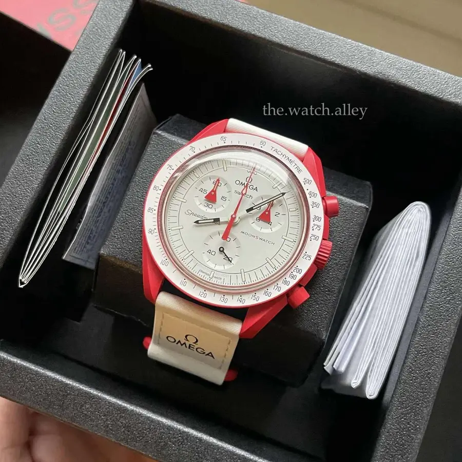 Omega x Swatch Omega MoonSwatch - Mission to Mars  Red - Speedmaster Chronograph