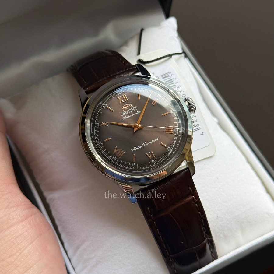 Orient Orient Bambino 38 Automatic - RA-BB0004Y30B Brown Dial and Brown Leather Strap - Dress Watch