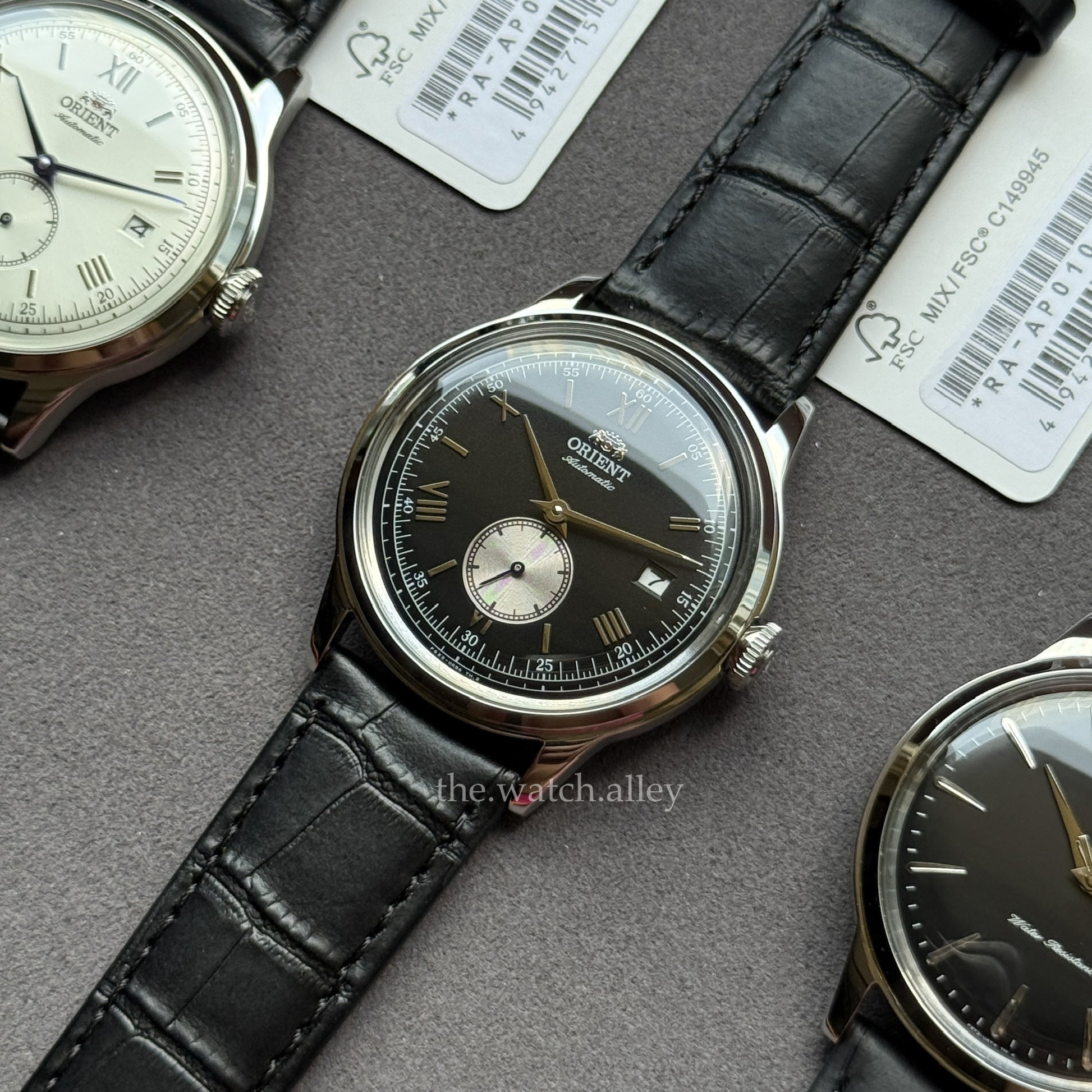 Orient Orient Bambino 38mm - Small Seconds Silver / Black Dial - RA-AP0101B30B