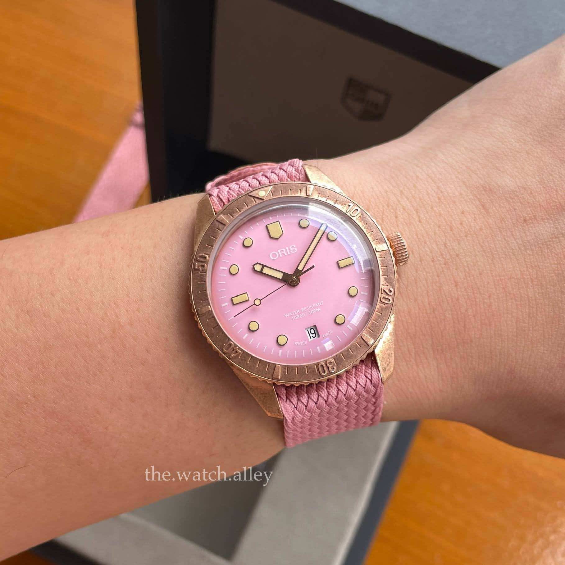 Oris Oris Divers Sixty-Five 65 - Bronze Pink Dial “Cotton Candy” - 38mm