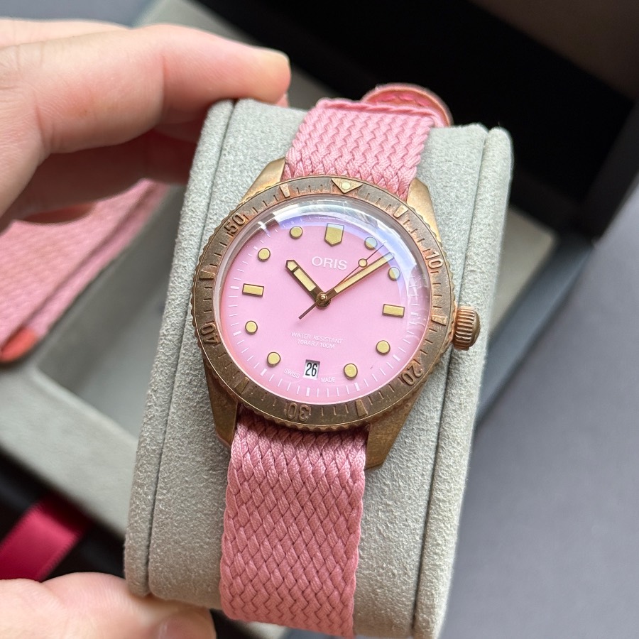 Oris Oris Divers Sixty-Five 65 - Bronze Pink Dial “Cotton Candy” - 38mm
