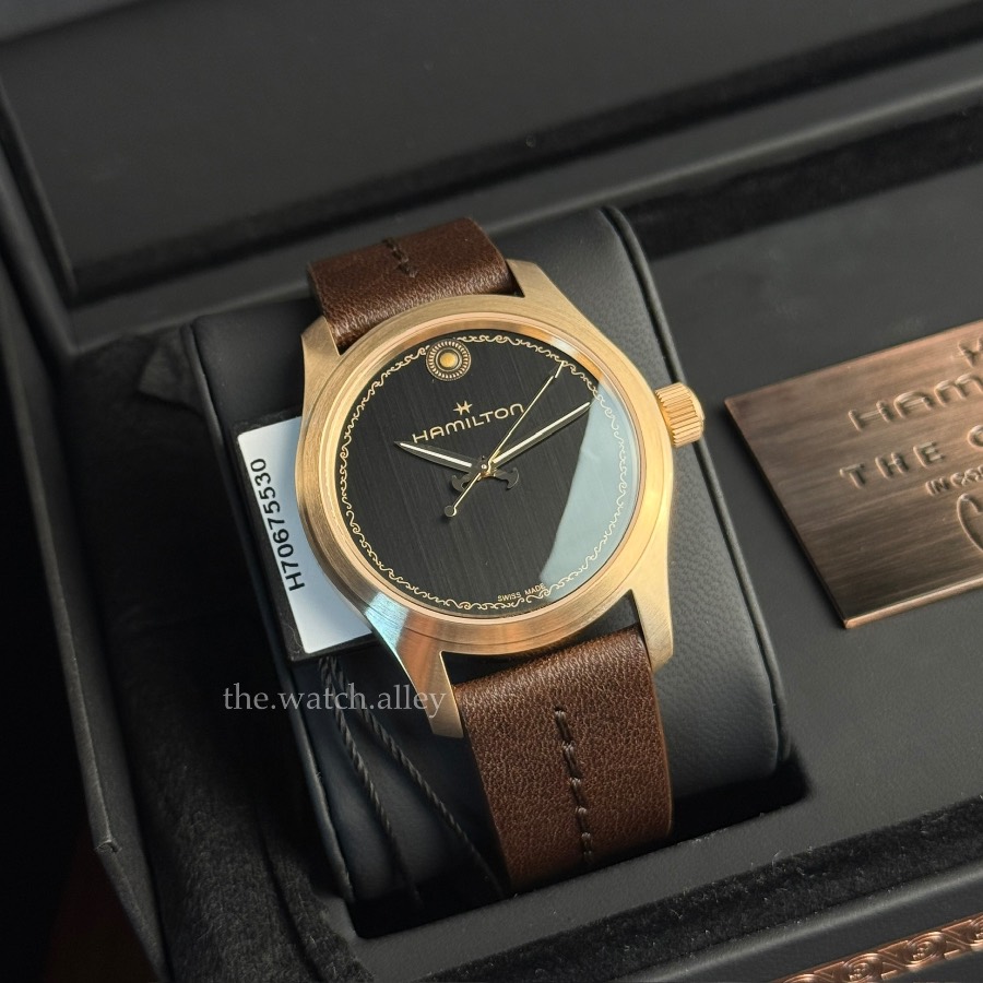 Hamilton RARE Hamilton Khaki Field Auto “The Odyssey” - H70675530 Christopher Nolan Collaboration - Bronze Case - Limited Edition 2,112pcs