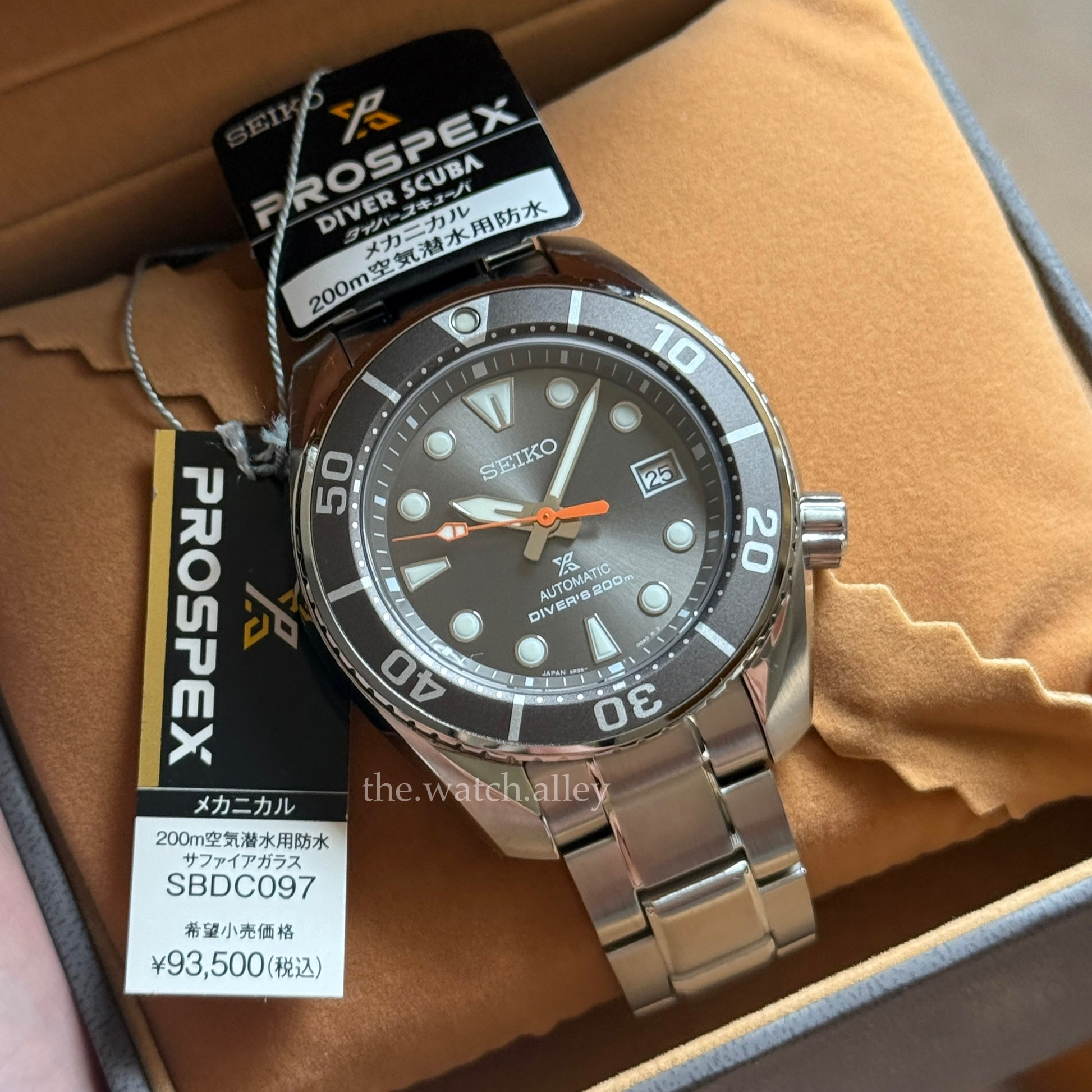 Seiko Rare JDM Seiko Prospex Sumo - SBDC097 Grey / Anthracite Dial - Discontinued Diver Scuba - Automatic