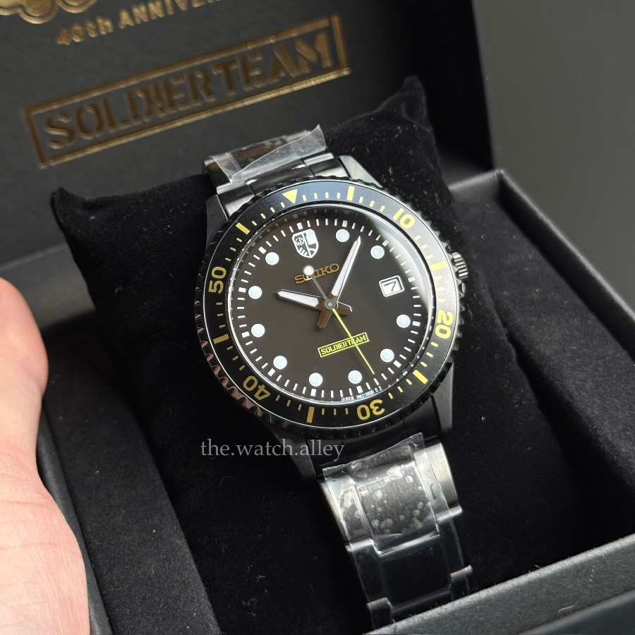 Seiko RARE JDM Seiko x Kinnikuman “Soldier Team” - SZQV012 / 7N42-HAJ0 Black Dial - 40th Anniversary Limited Edition 300pcs