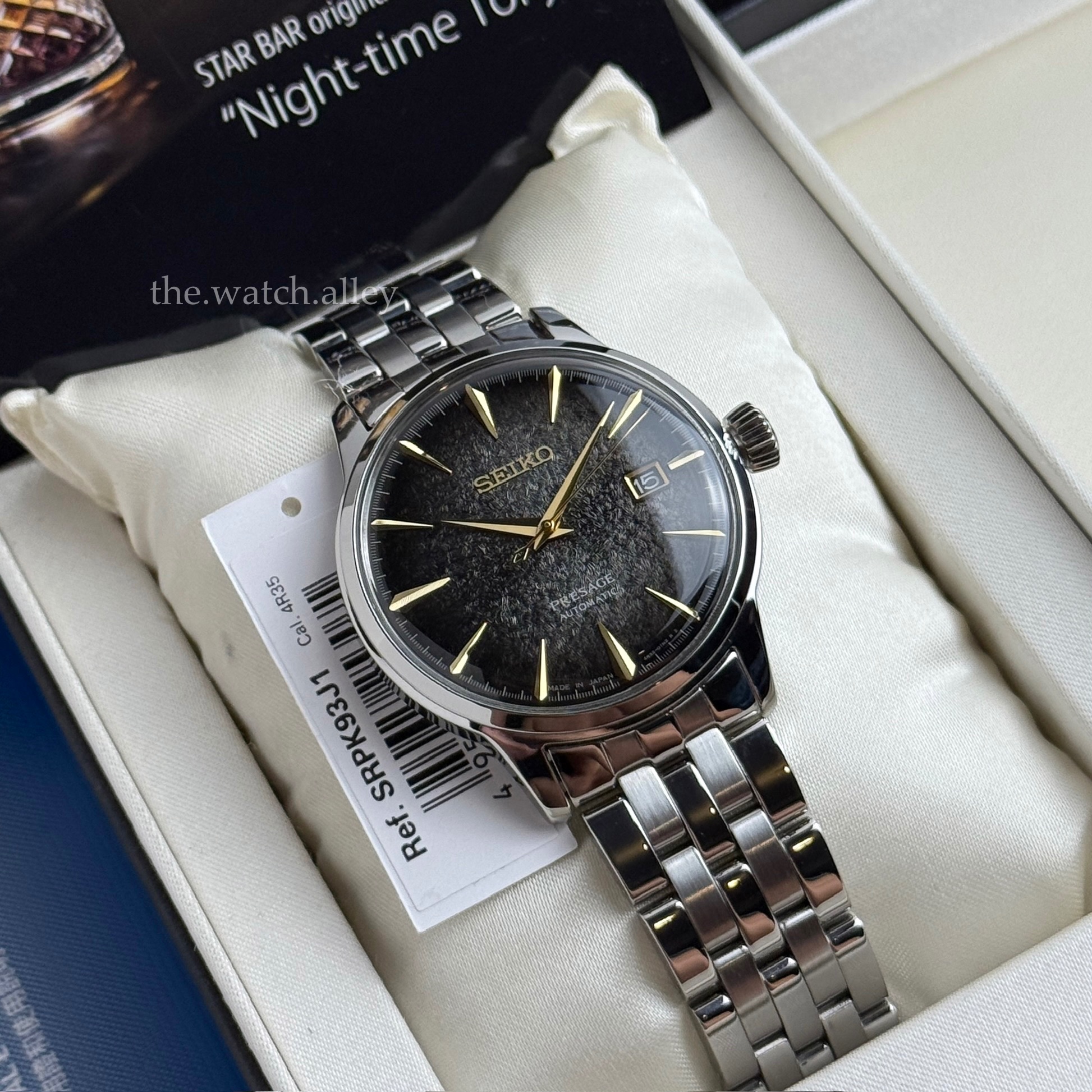 Seiko RARE Seiko Presage Cocktail Time STAR BAR - SRPK93 / SRPK93J1 “Night-time Tokyo” - Limited Edition 9,000pcs