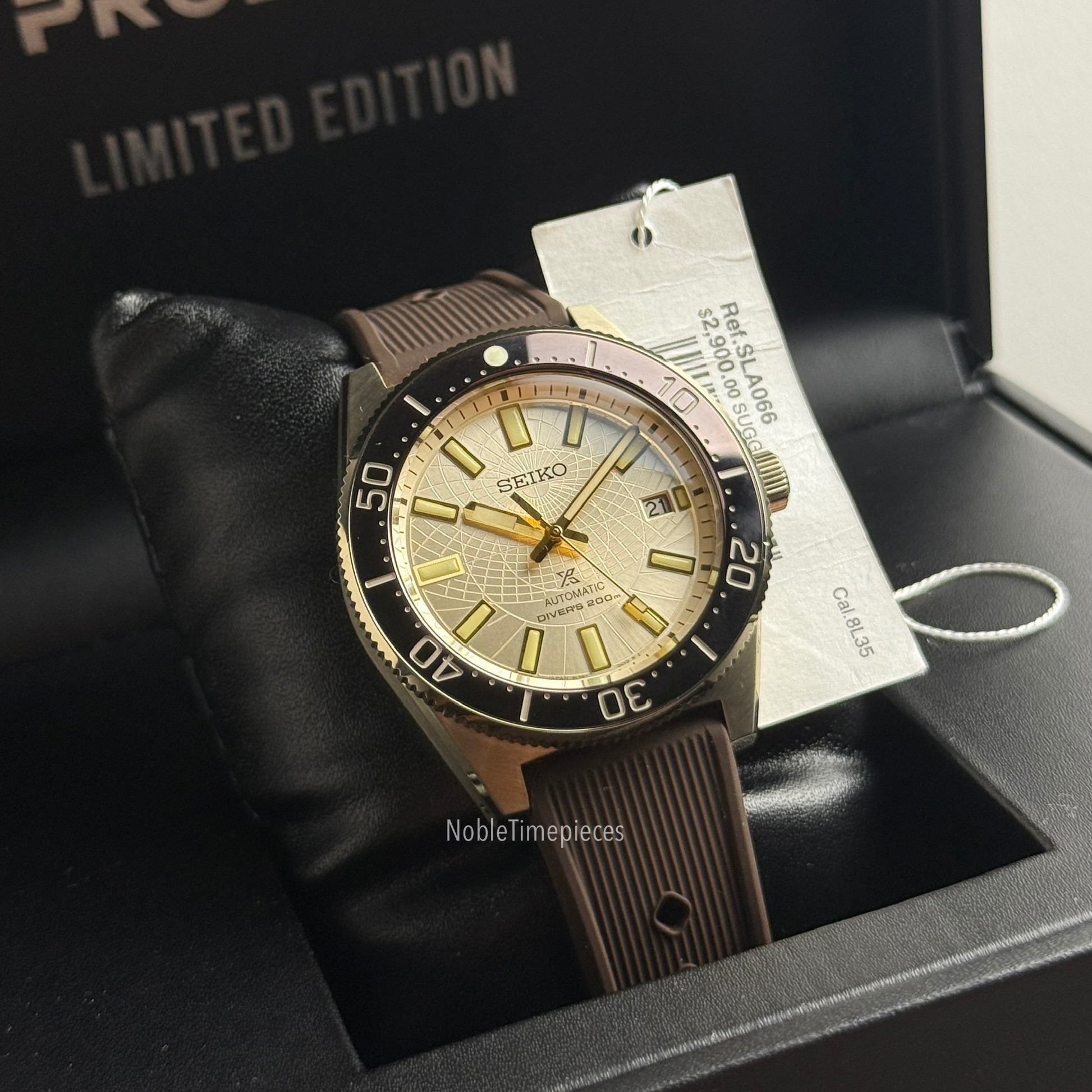 Seiko RARE Seiko Prospex 62MAS - SLA066 Gold / Champagne Astrolabe Dial Save the Ocean U.S. Limited Edition 300pcs - 1965 Heritage Diver