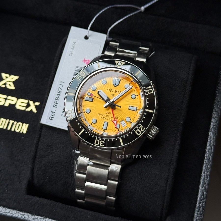 Seiko RARE Seiko Prospex GMT “The Night of Siam” - SPB487 / SPB487J1 Thailand Exclusive - Sunset Orange Dial - Limited Edition 500pcs - 1968 Heritage Diver’s Watch