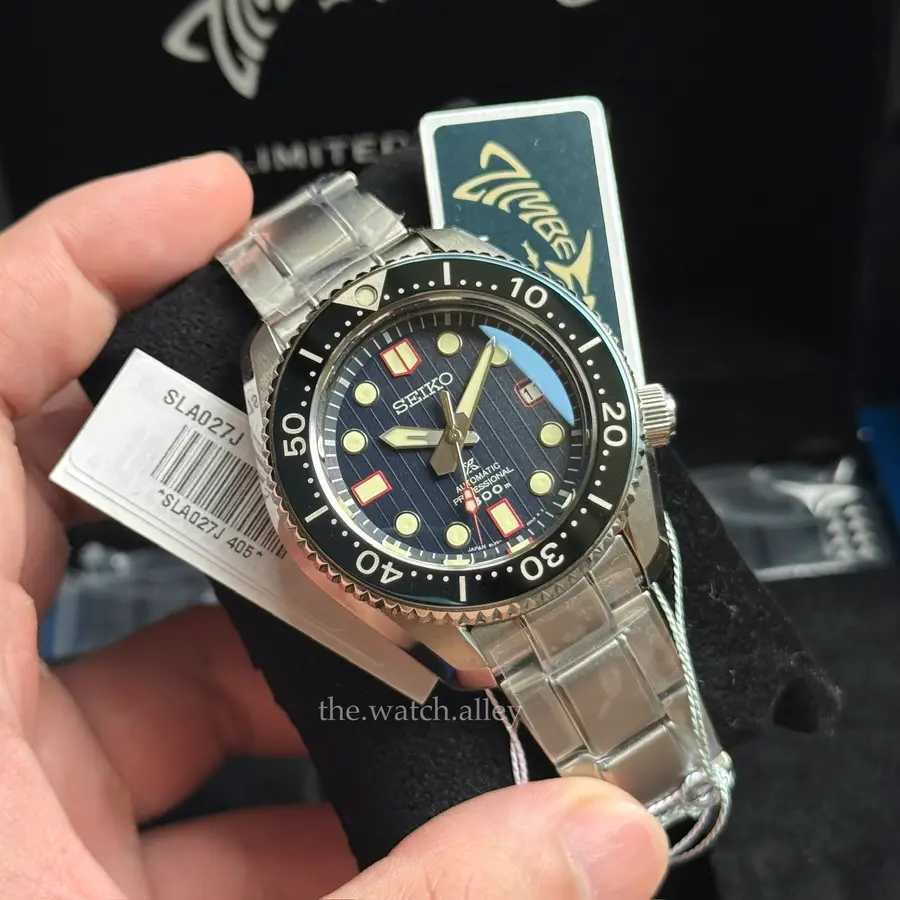 Seiko RARE Seiko Prospex Marinemaster 300 - SLA027 / SLA027J1 2018 Zimbe No. 7 Thailand Limited Edition 428pcs